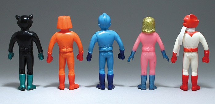 ポピー ザ・バトルマン5体セット/バトルフィーバーJ/ソフビ