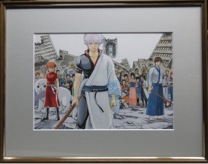 空知英秋 カラー複製イラスト 銀魂