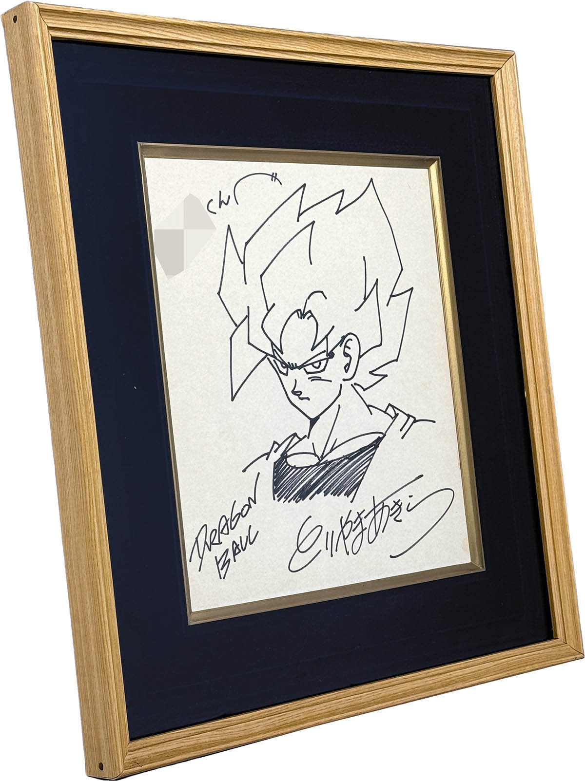 6401] 鳥山明 直筆色紙「ドラゴンボール」孫悟空