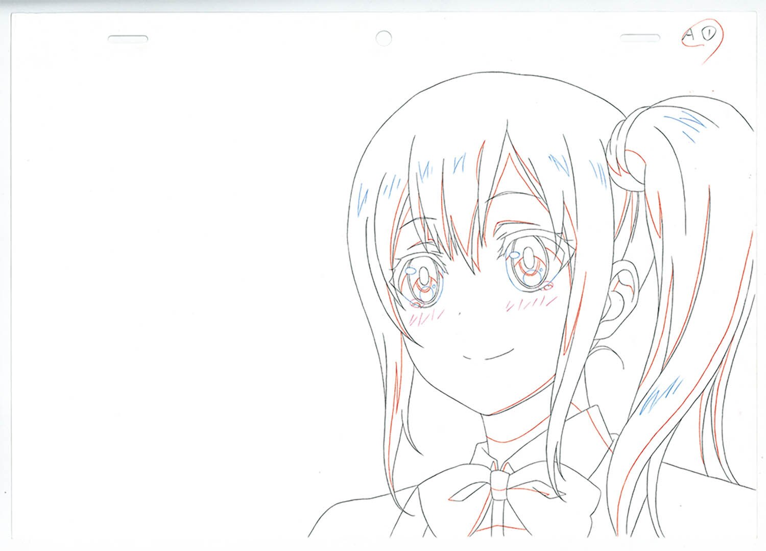 3613] 木村珠莉・山岡ゆり 直筆サイン入りカラー複製イラスト「SHIROBAKO」