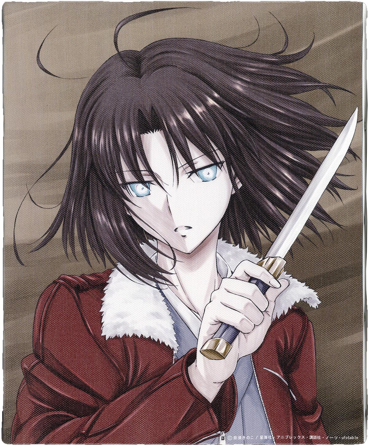 3154］ 須藤友徳 カラー複製イラスト「劇場版 空の境界未来福音」