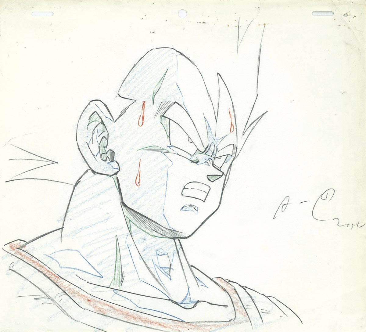 4101] ドラゴンボールZ 原画 / 直筆:中鶴勝祥