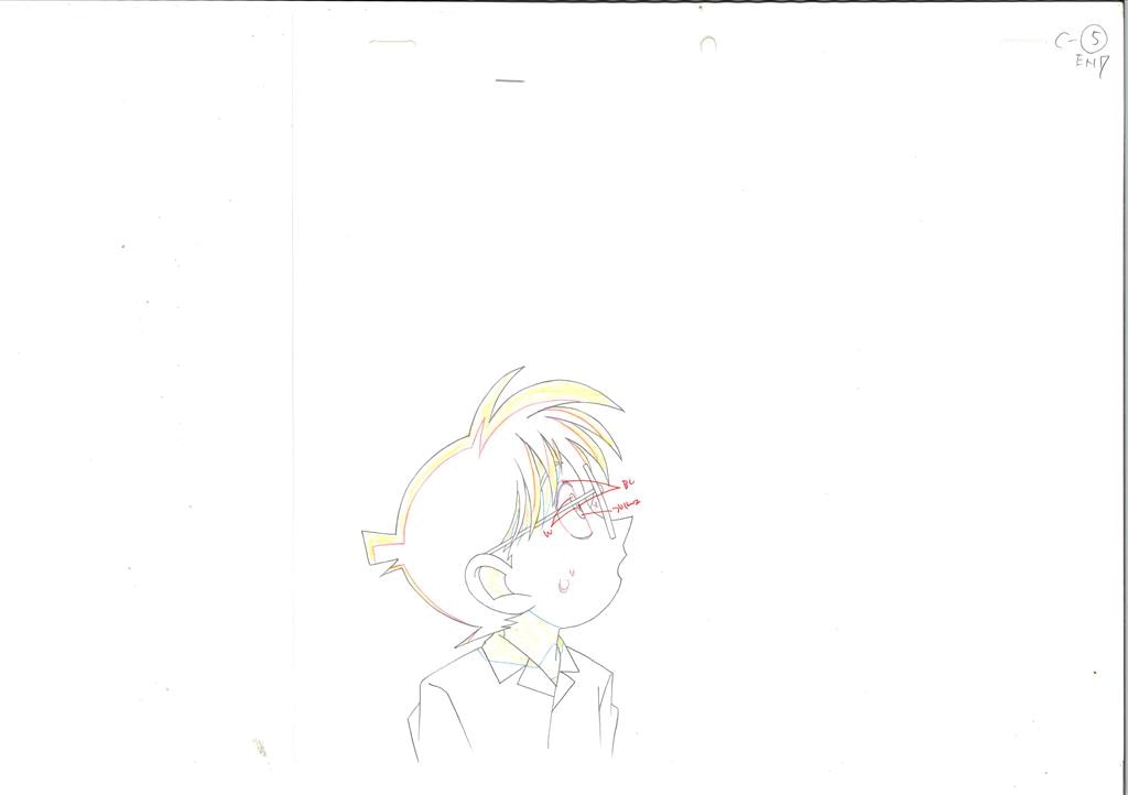 セル画 名探偵コナン 江戸川コナン＆毛利蘭