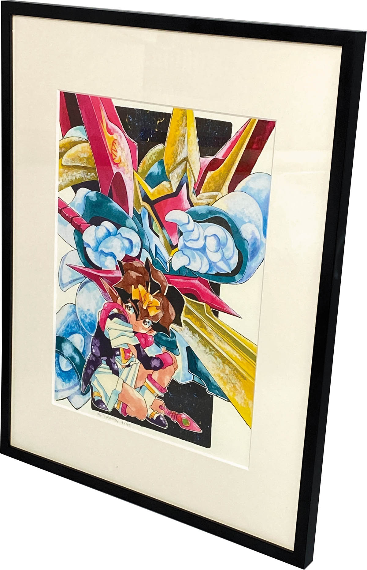 芦田豊雄先生直筆イラスト(ヒミコ)サイン色紙