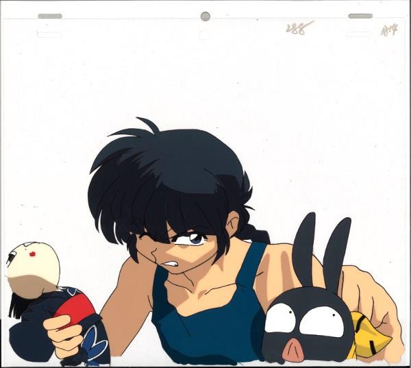 らんま1/2 早乙女乱馬/Pちゃん セル画