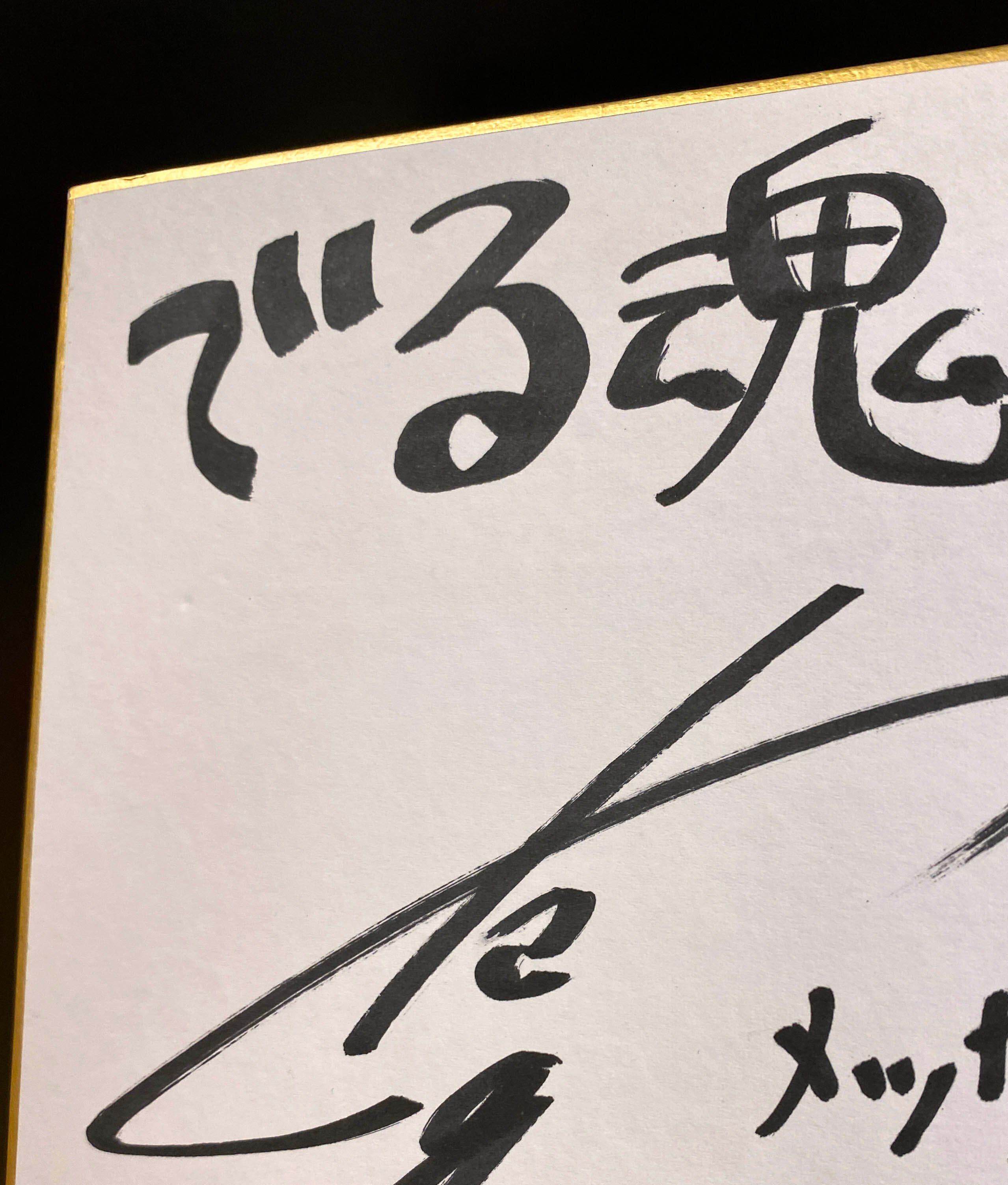 内山昂輝＆安野希世乃「マクロスΔ」直筆サイン色紙