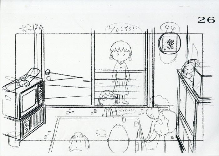 ちびまる子ちゃん 絵コンテ