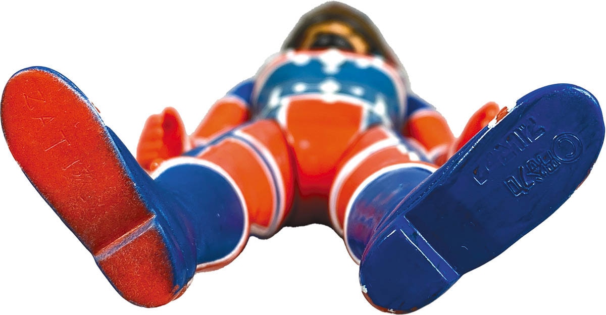 5104] [サンプル版]ブルマァク ZAT隊員ソフビ 男性・女性セット