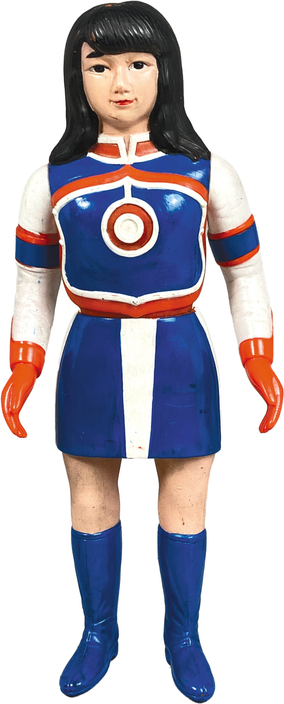 5104] [サンプル版]ブルマァク ZAT隊員ソフビ 男性・女性セット