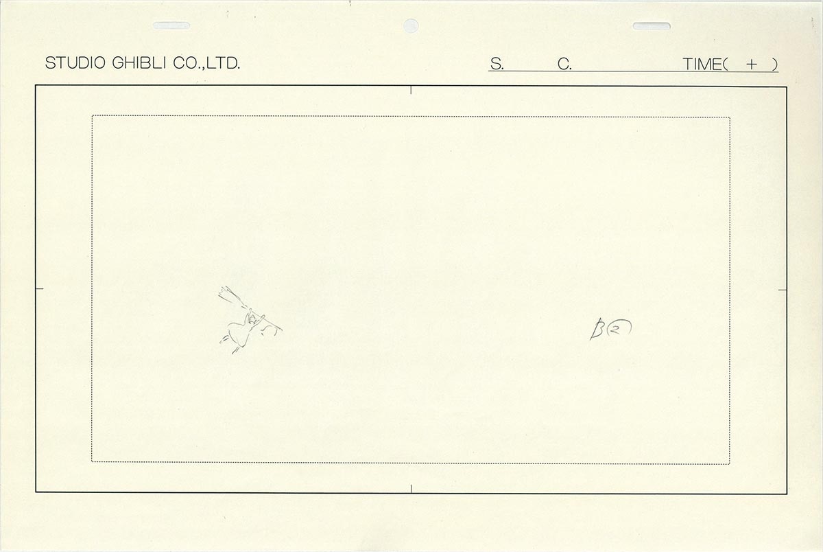 7048] 魔女の宅急便 ラフ原画 / 直筆:宮崎駿