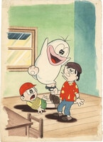 4111] 芦田豊雄 直筆サイン入り複製カラーイラスト「魔神英雄伝ワタル」