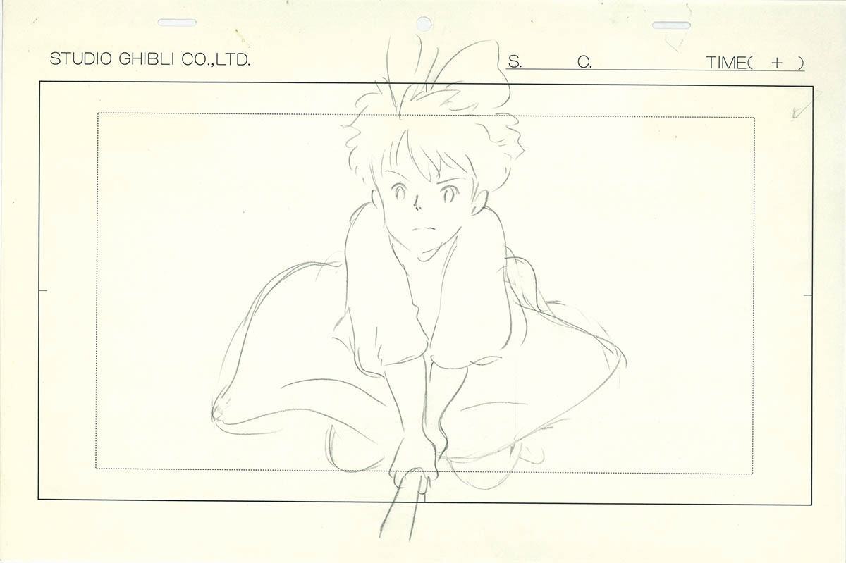 2441] 魔女の宅急便 ラフ原画 / 直筆:宮崎駿
