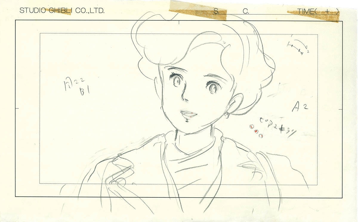 2443] 魔女の宅急便 ラフ原画 / 直筆:宮崎駿