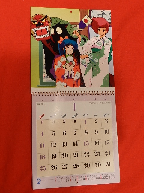 1987年 市販カレンダー 「ダーティペア」