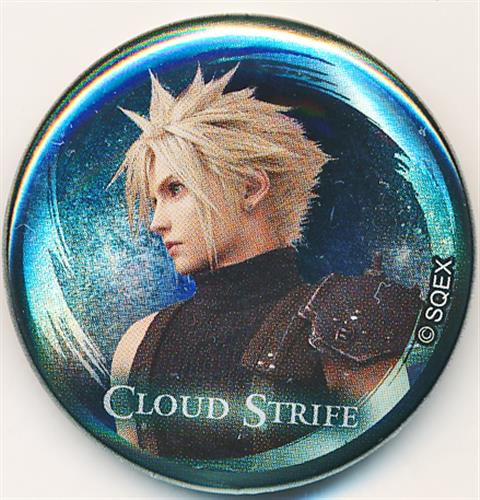 FF7 FF7 FFRK レコードキーパー 缶バッジ クラウド レア ファイナル