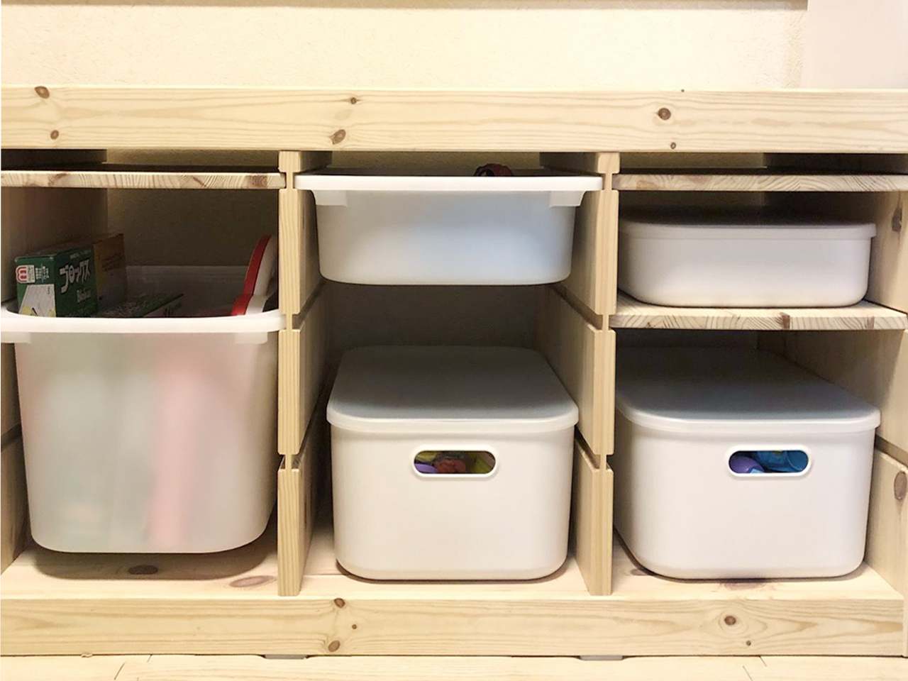 おうち時間を有効活用！IKEAグッズでおもちゃ収納の見直しとホワイト化