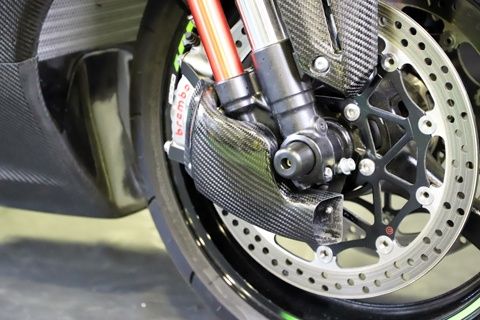 Webike | A-TECH エーテック Aテック フロントブレーキ冷却ダクト