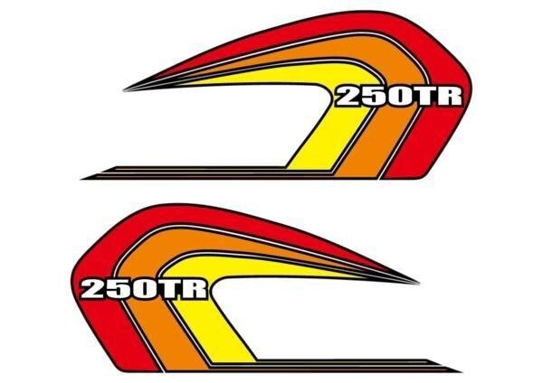 ウェビックガレージセール | カワサキ 250TR タンク デカール