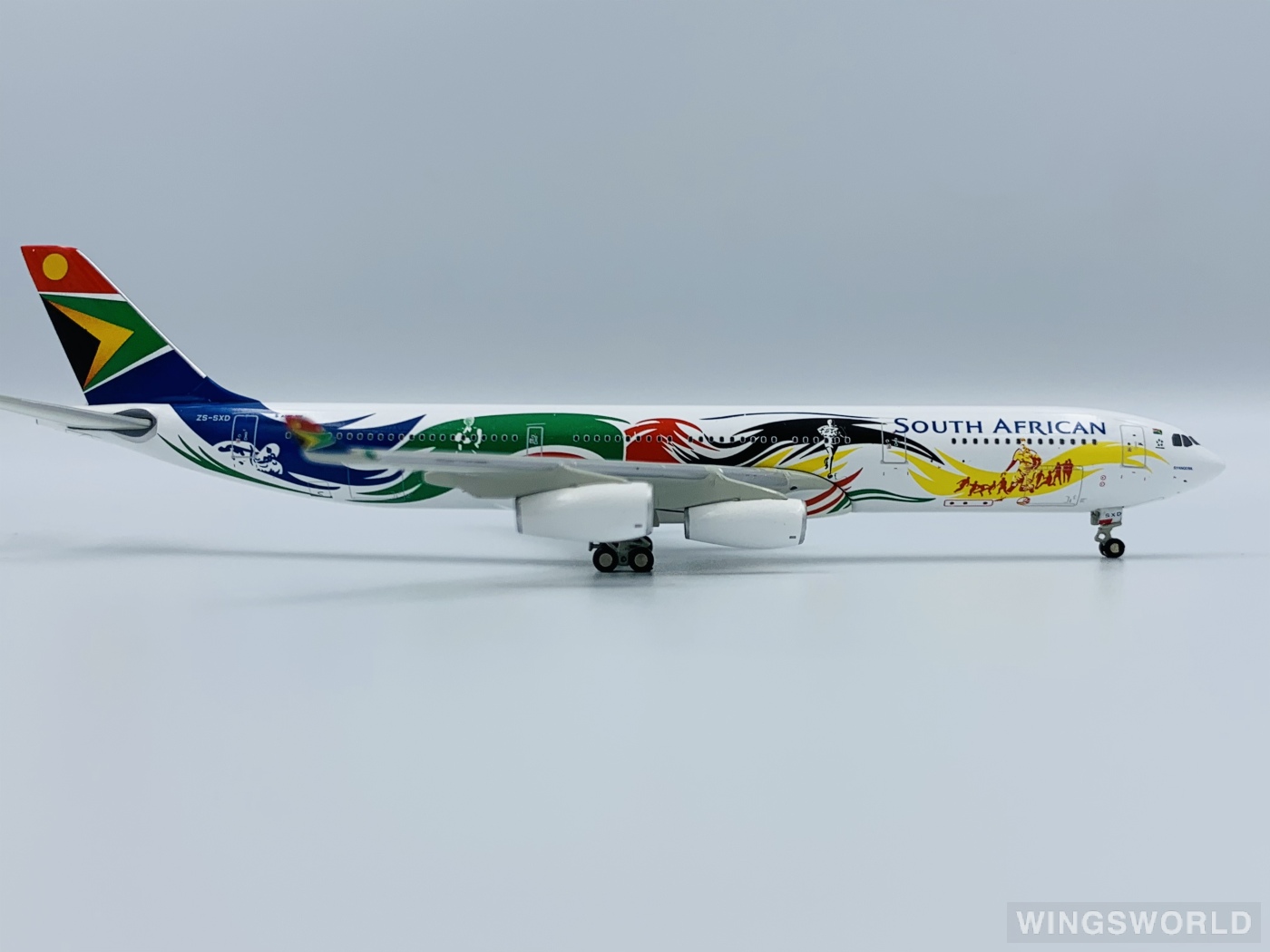 JC Wings 1:400 Airbus A340-300 South African Airways 南非航空