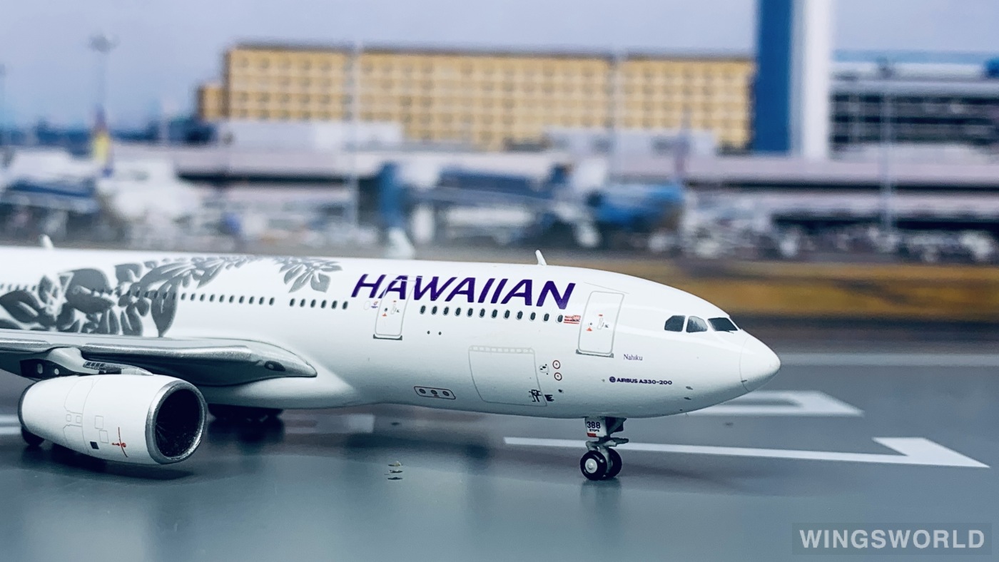 Geminijets 1:400 Airbus A330-200 Hawaiian Airlines 夏威夷航空