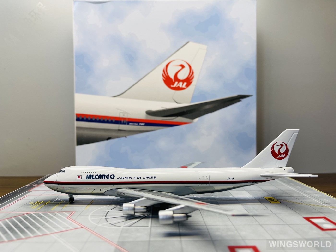 Jet-X 1:400 Boeing 747-200 Japan Airlines 日本航空JA002 JA8123 的
