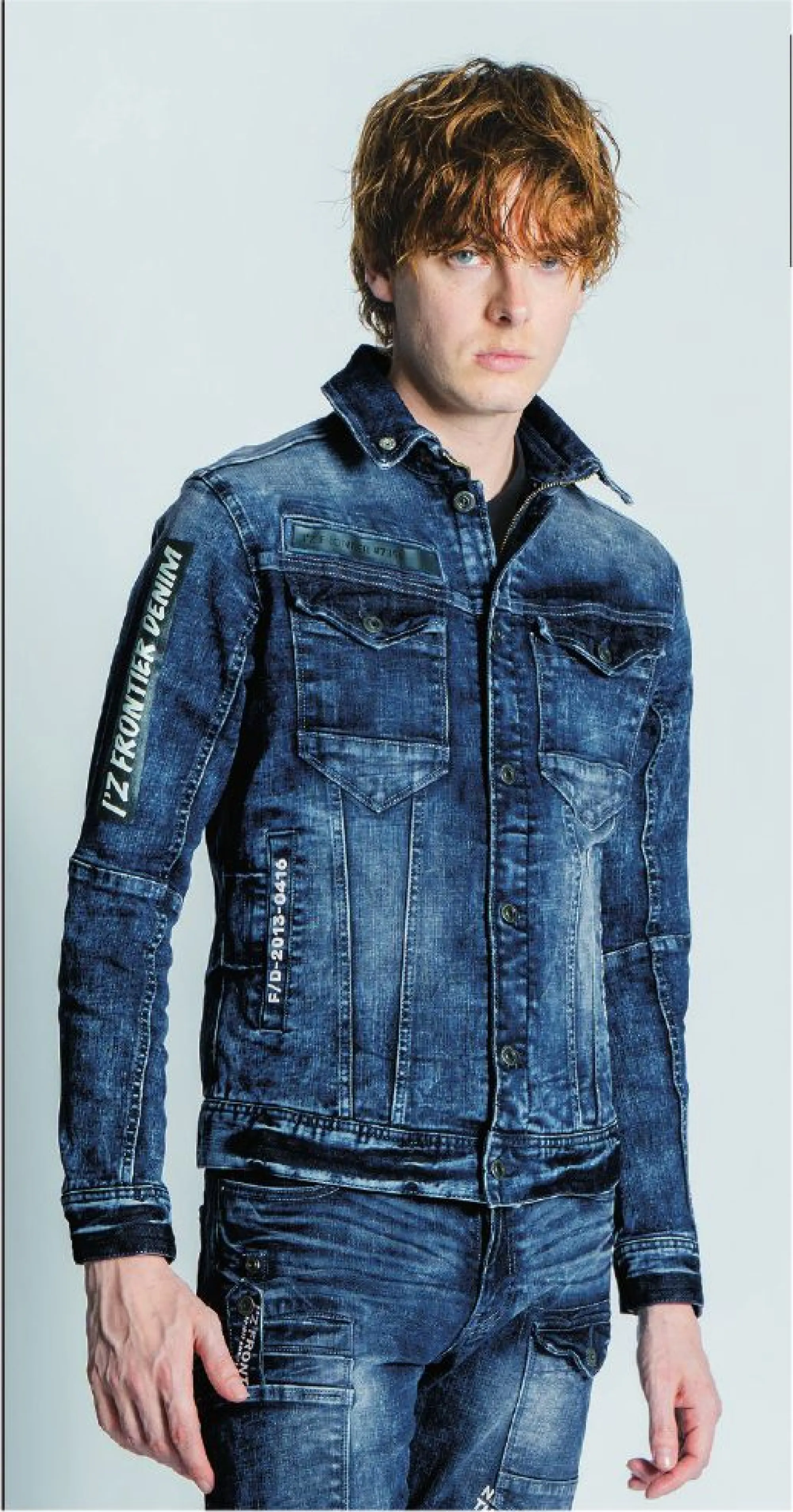 ハイパワーストレッチデニム3Dワークジャケット アイズフロンティア