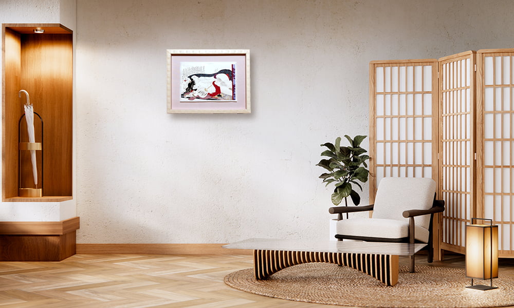 葛飾北斎 浮世絵春画「つひの雛形」※北斎あぶな絵名画撰 特彫り