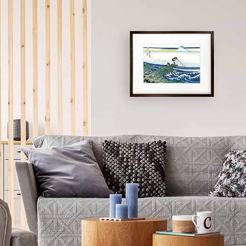 葛飾北斎「富嶽三十六景 甲州石班澤」浮世絵木版画｜浮世絵工房