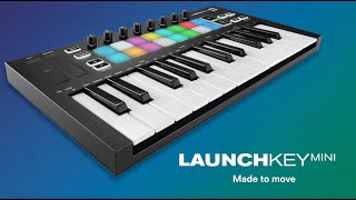 Novation Launchkey Mini Mk3 Controller with Case | IDJNOW