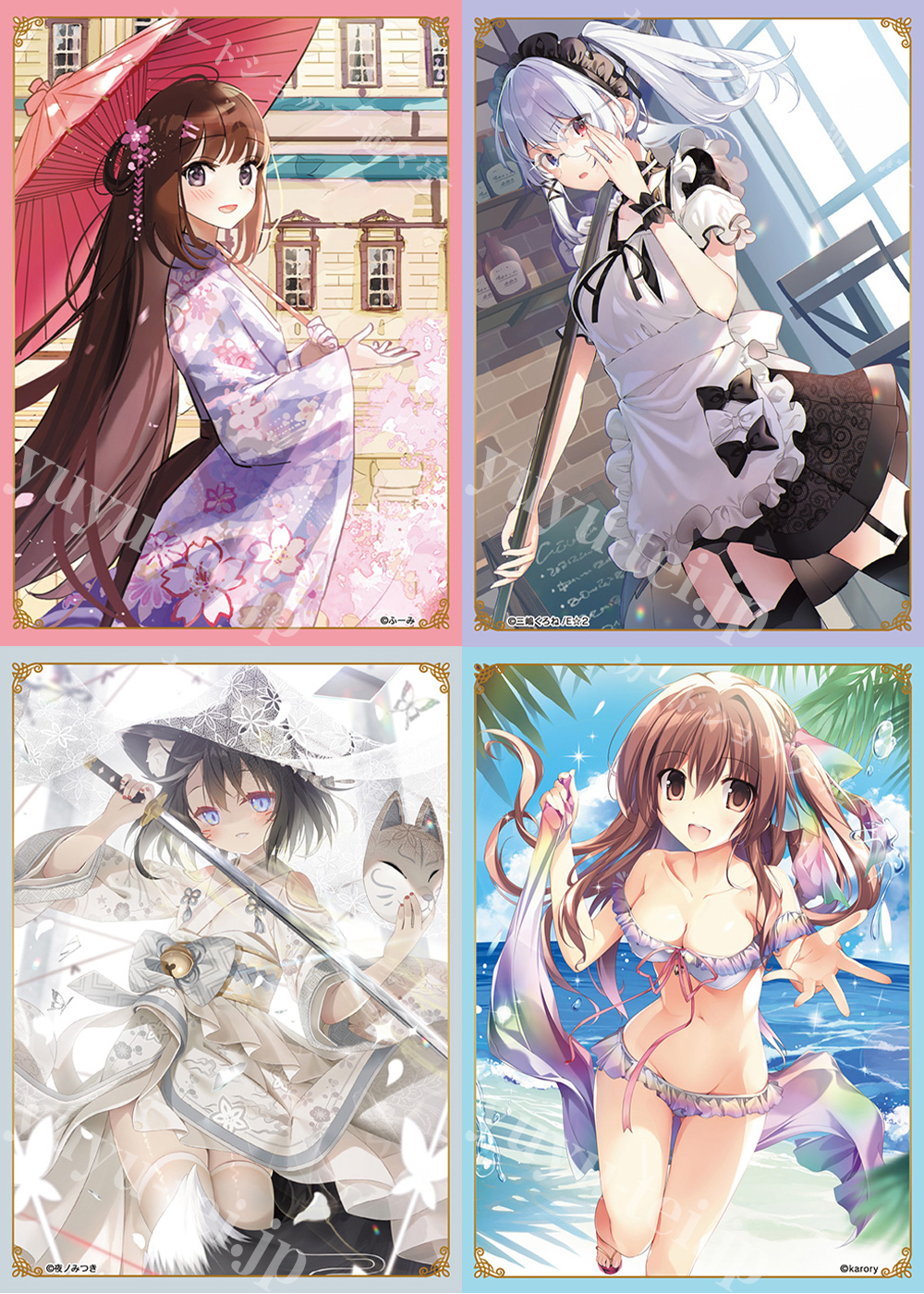 トレカアイテムくじカントク三嶋くろねてぃんくるなつめえりkarory