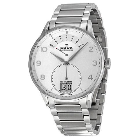 エドックス 腕時計 レ・ボベール 34006-3A-ABN シルバー×ステンレス