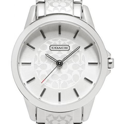 コーチ 腕時計 クラシック シグネチャー 14501609 ホワイト×シルバー