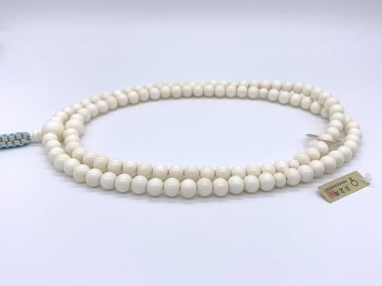 数珠 象牙 共仕立紐房 108玉1尺7寸 曹洞宗用