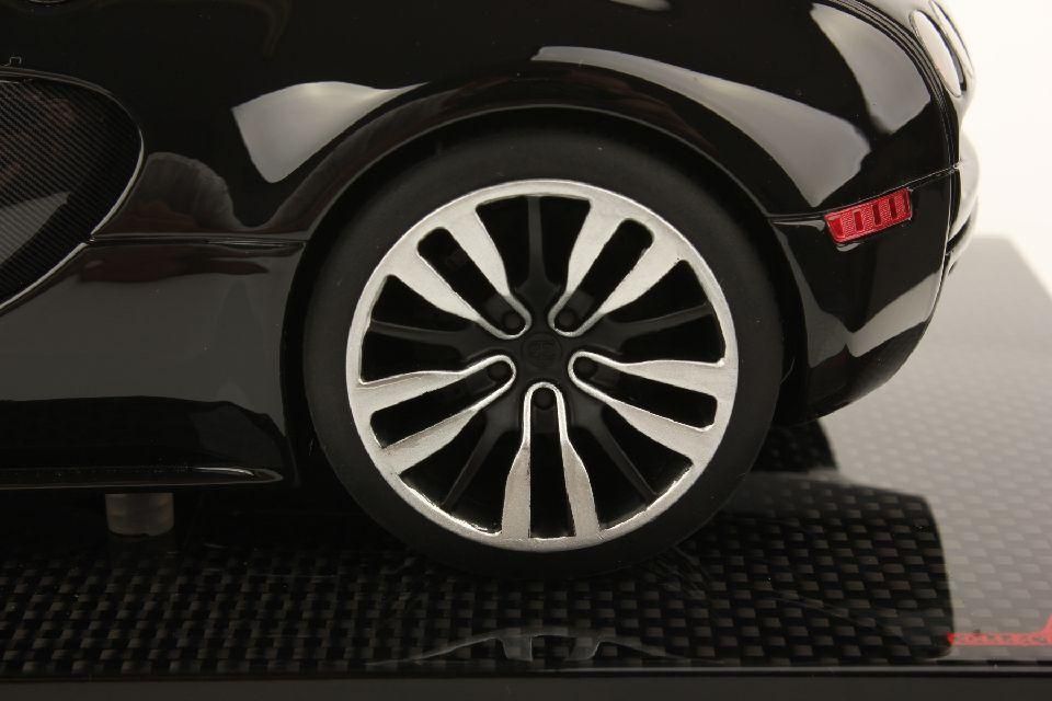 1/18 MR Bugatti Veyron 16.4 Black / Carbonium - 【MR BBR MakeUp