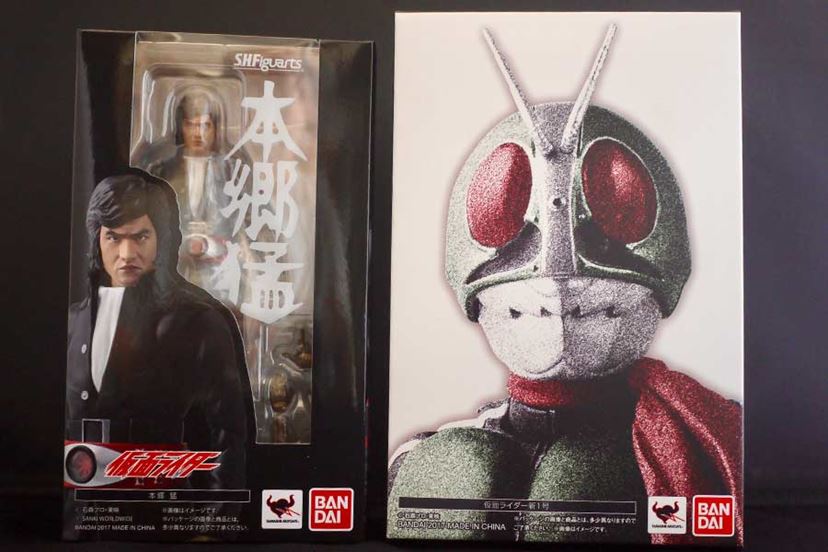 初代仮面ライダーファン必見！ 本郷猛と新1号が最新技術でフィギュア化
