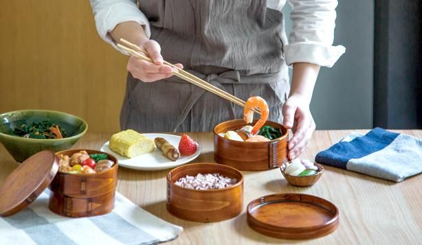 摺り漆塗り 小判型二段弁当箱 - 創業明治二十年尾鷲わっぱ・漆器製造