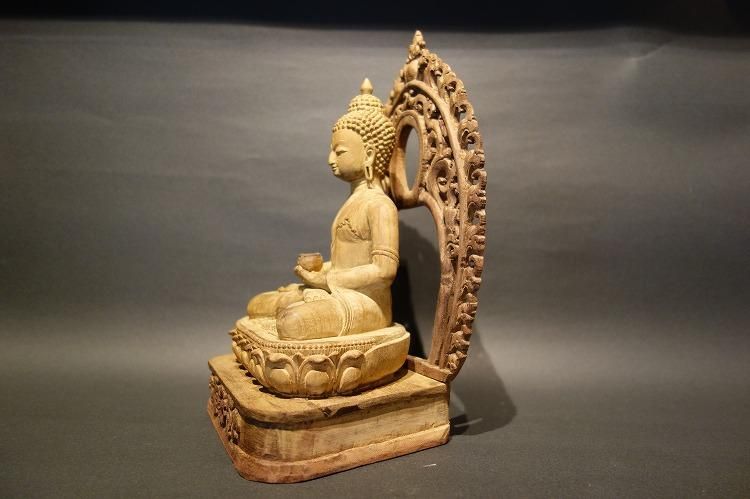 阿弥陀如来 木彫り 仏像｜仏像通販・販売なら多羅堂