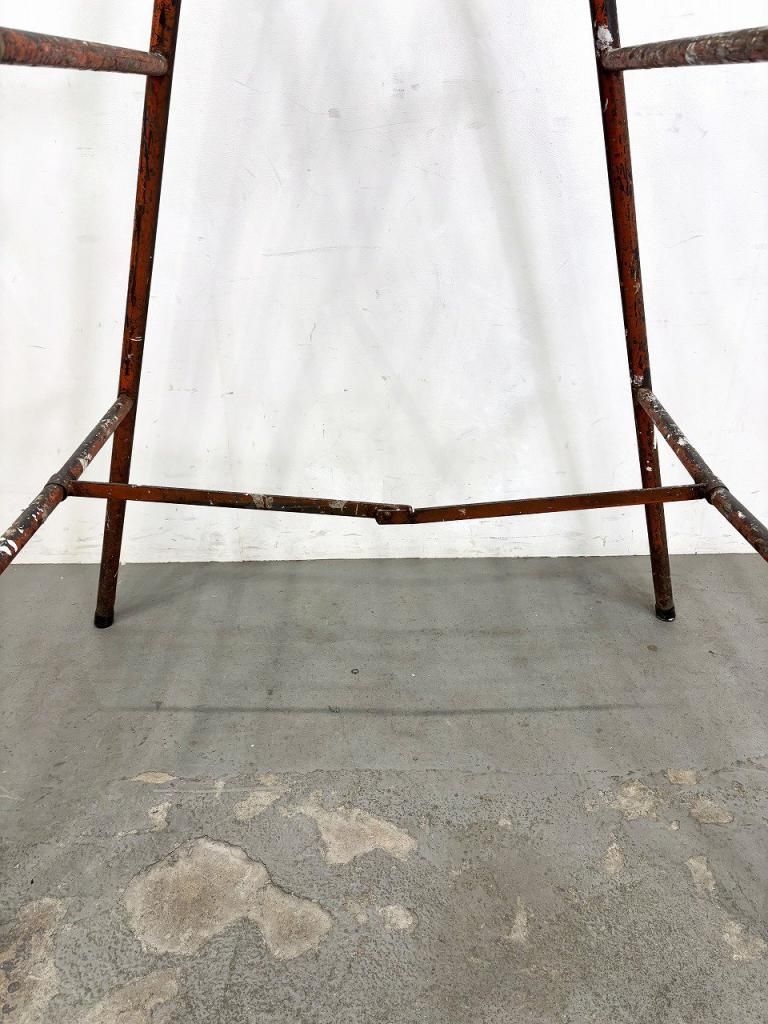 ヴィンテージ アイアンフレーム ラダー / はしご - アンティーク