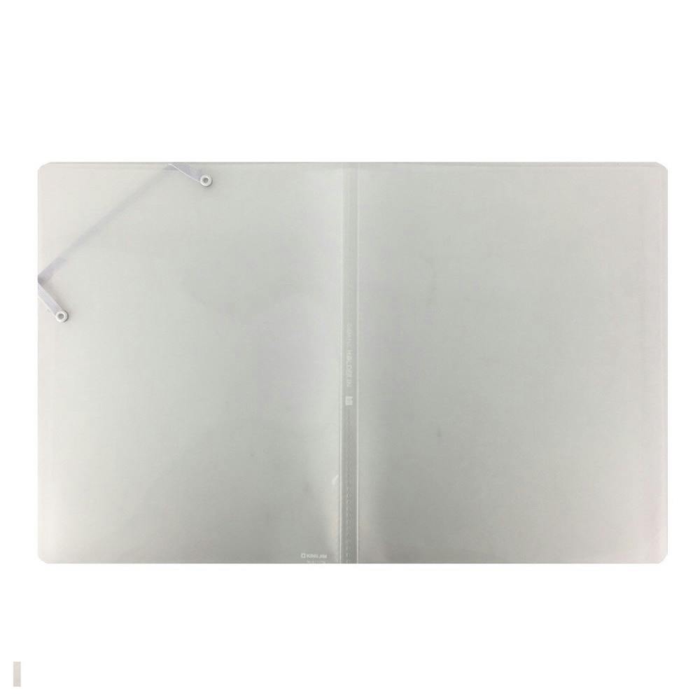 キングジム クリアーファイル ホルダーイン 8ポケット 透明 | 文房具