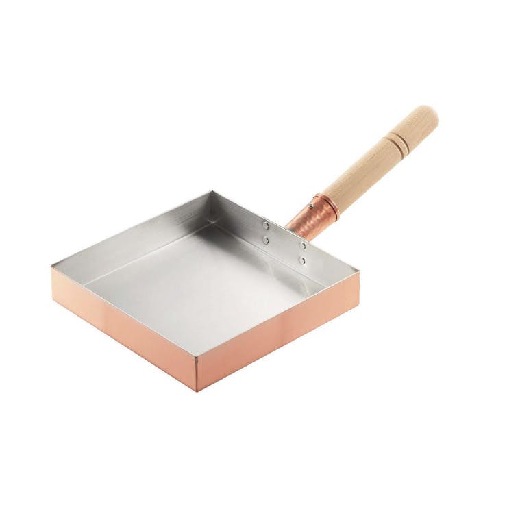 工房アイザワ 純銅玉子焼 関東型 18cm 直火専用 70082【銅 玉子焼き