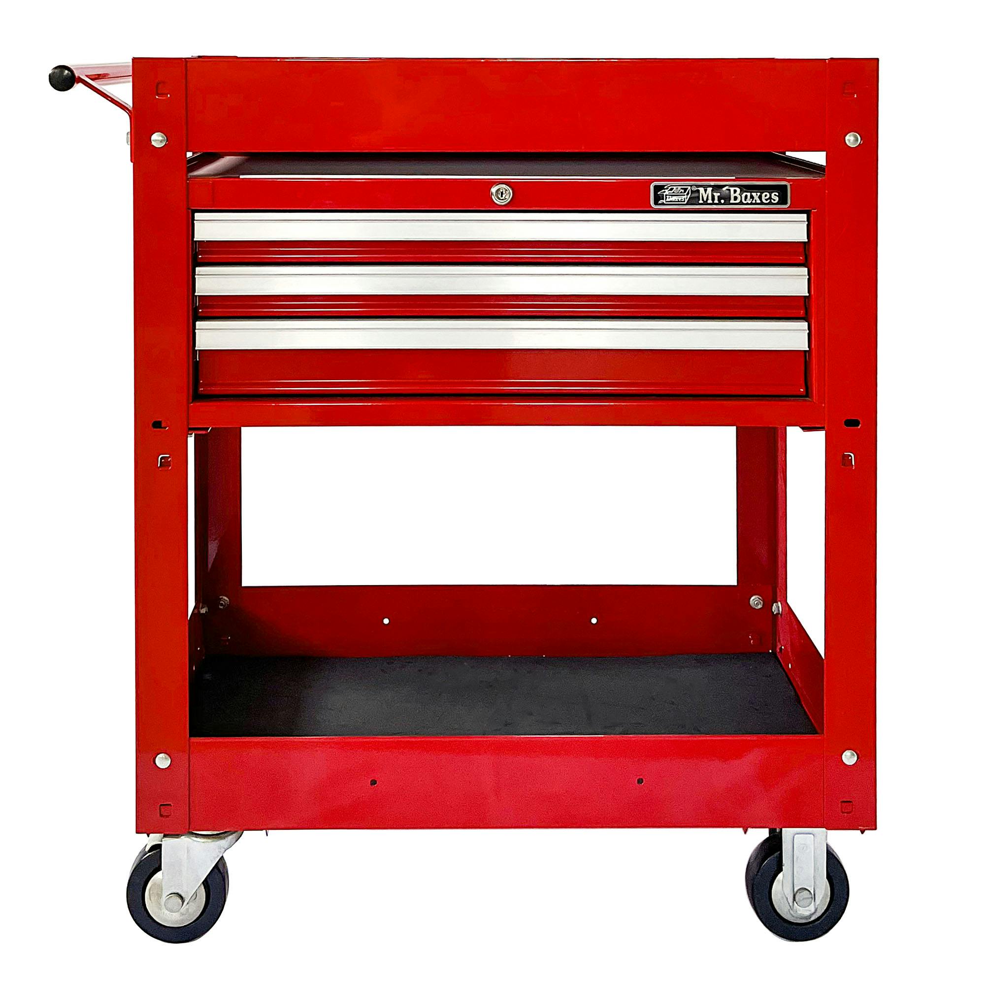 E-MAKE 三段引出し付ワゴン T28-3X 工具 整備 ワゴン ツール カート