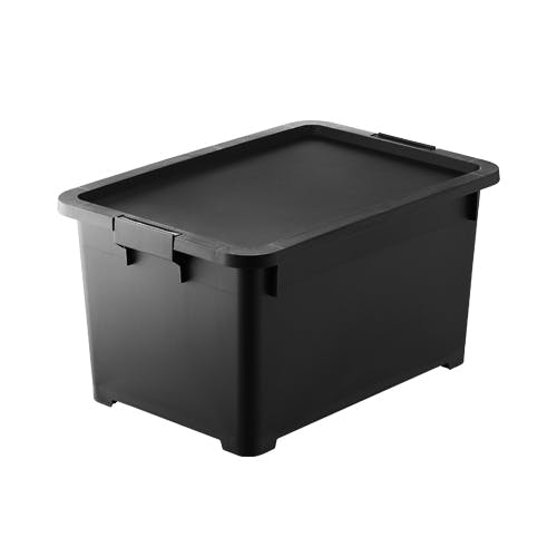 JEJアステージ NBK カクス 55深 コロ付 ブラック 4991068158207【別送