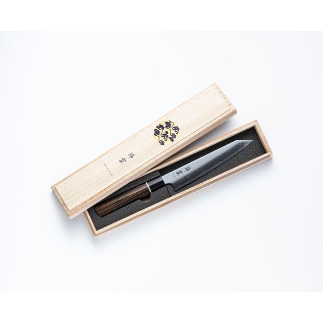 関兼次刃物 瑞雲 関兼次 特製切付包丁 三徳 180mm 両刃 9303 包丁 庖丁