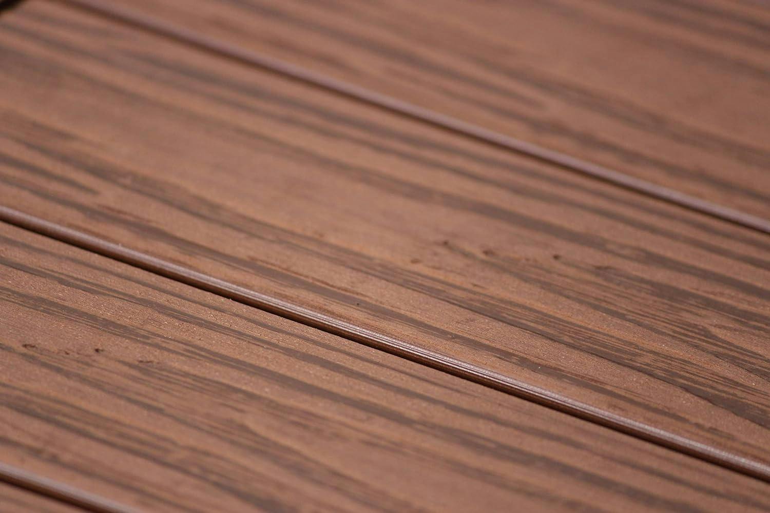 タック Living Out WPCデッキパネル 木目調 9枚組 ブラウン TAN-175-9