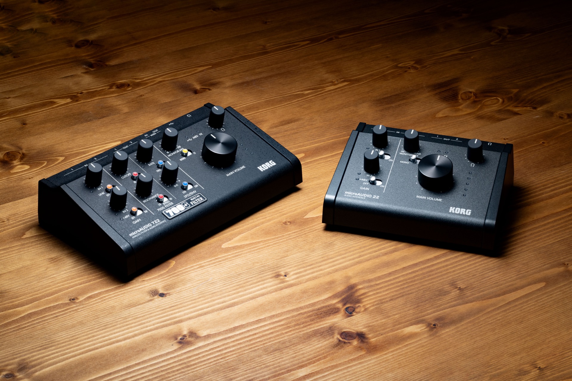 KORG microAUDIO 22 / 722 | コンパクトな USB-C デスクトップ