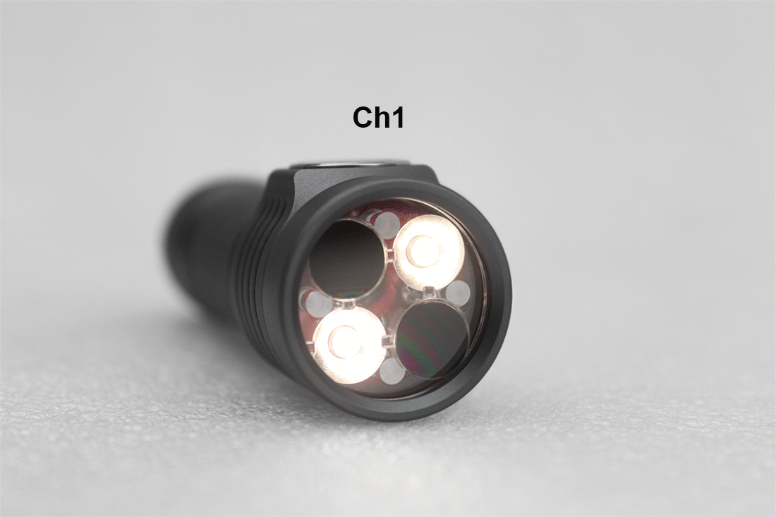 Dual Channel D4K 21700 EDC High Power Led Flashlight - Dual