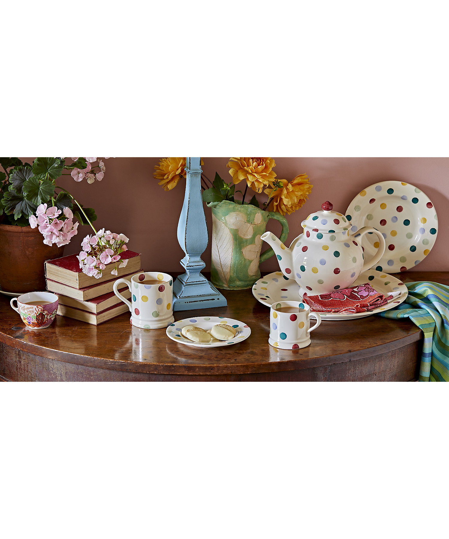 ☆ポルカドット・プレート（中） | Emma Bridgewater/エマ・ブリッジ