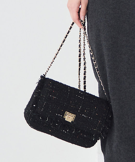 GIOLICAツイード ショルダーバッグ（BO3DLS0001