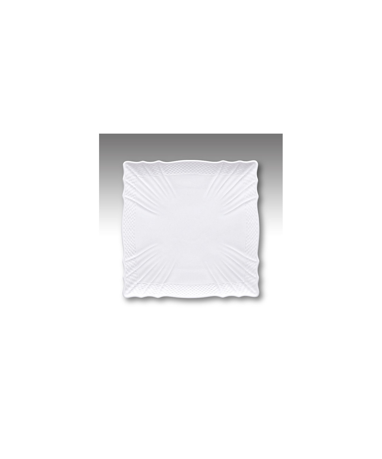 ベッキオジノリホワイト スクエアプレート27cm | GINORI