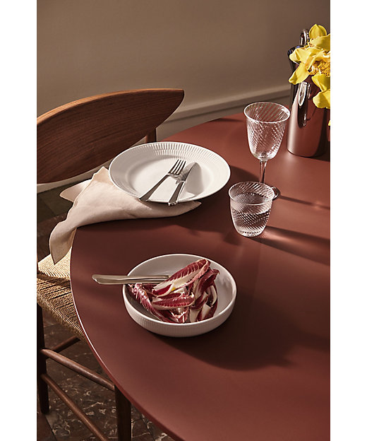 ホワイトフルーテッド プレート25cm | ROYAL COPENHAGEN/ロイヤル